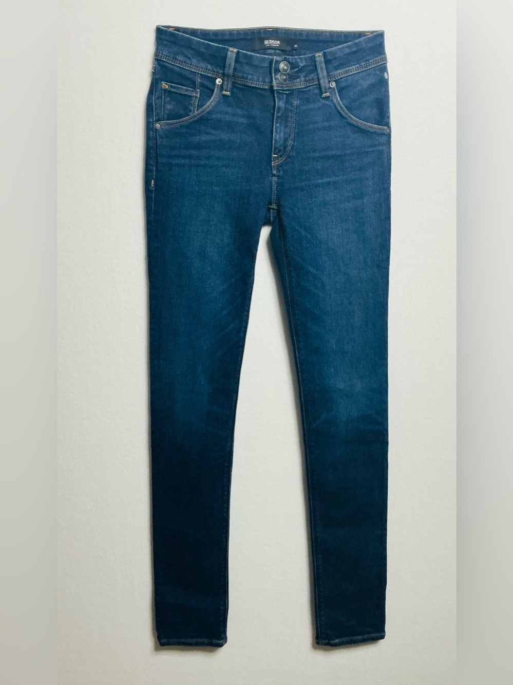 Hudson Hudson Los Angeles Skinny Jeans - Dark Wash - Size 25 - Picture 2 of 10